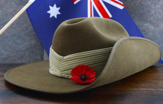 Anzac Hat - Full Drill 5D DIY Diamond Painting Kits - Diamond Art Dezigns