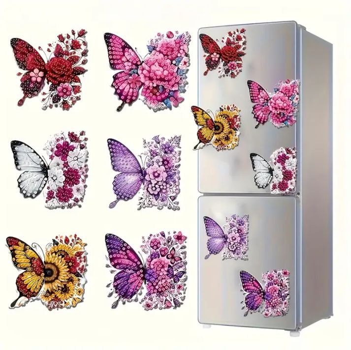 Magnet Kit - Butterfly Flowers