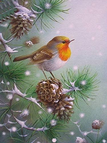 Christmas Robin - Full Drill 5D DIY Diamond Painting Kits (Copy) - Diamond Art Dezigns