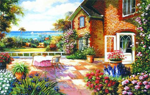 Cottage Seaside - Full Drill 5D DIY Diamond Painting Kits - Diamond Art Dezigns