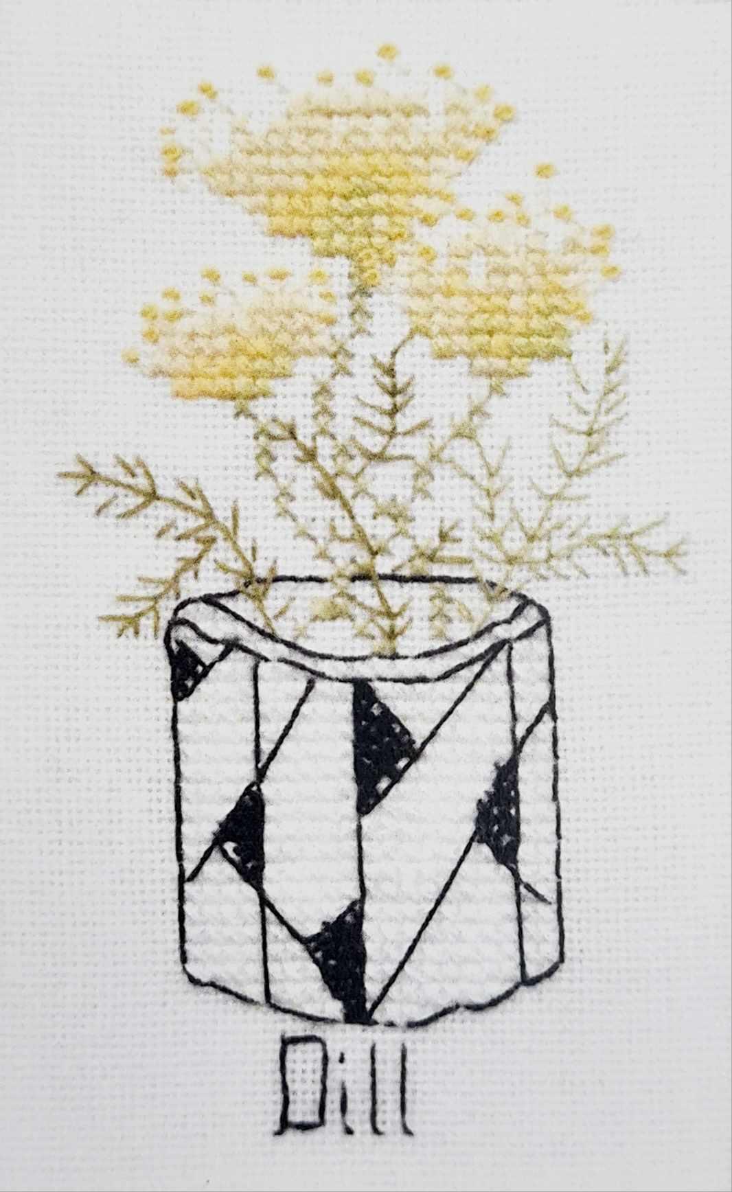 Dill Cross Stitch Kit - Diamond Art Dezigns