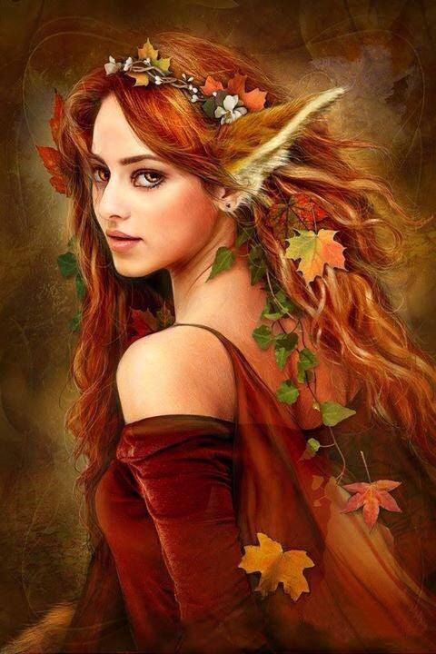 Elf Autumn - Full Drill 5D DIY Diamond Painting Kits - Diamond Art Dezigns