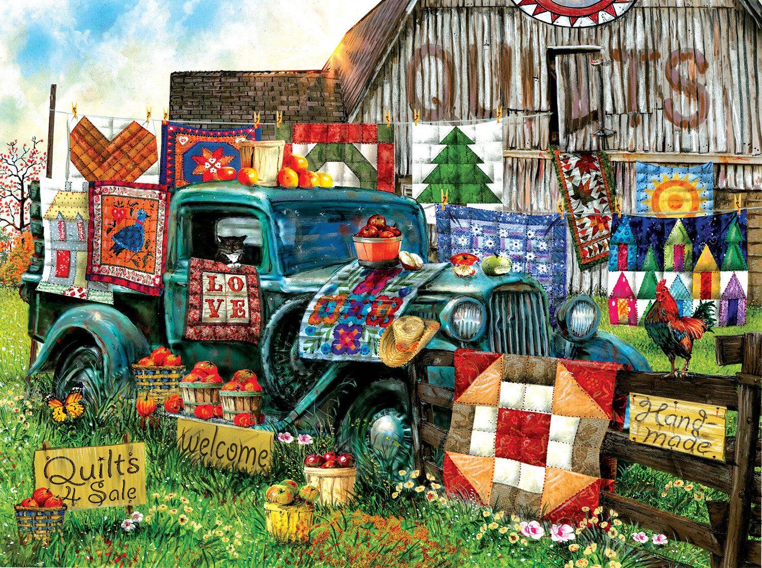 Farm Quilt - Full Drill 5D DIY Diamond Painting Kits - Diamond Art Dezigns