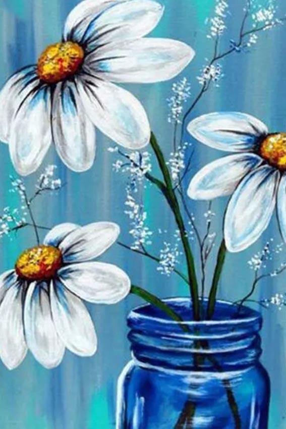 Flower Jar - Diamond Art Dezigns