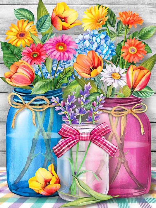 Flower Jars - Diamond Art Dezigns