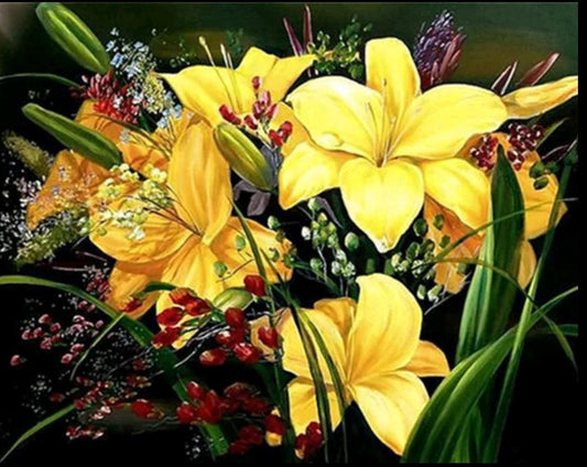 Flower Lily - Diamond Art Dezigns