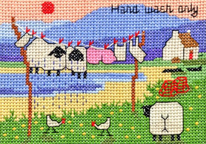 Hand Wash Only Cross Stitch Kit - Diamond Art Dezigns