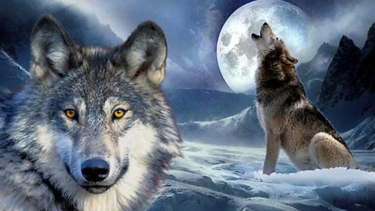 Howling Wolves - Diamond Art Dezigns
