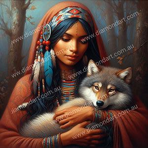 Indian Blue Feather - Full Drill 5D DIY Diamond Painting Kits - Diamond Art Dezigns