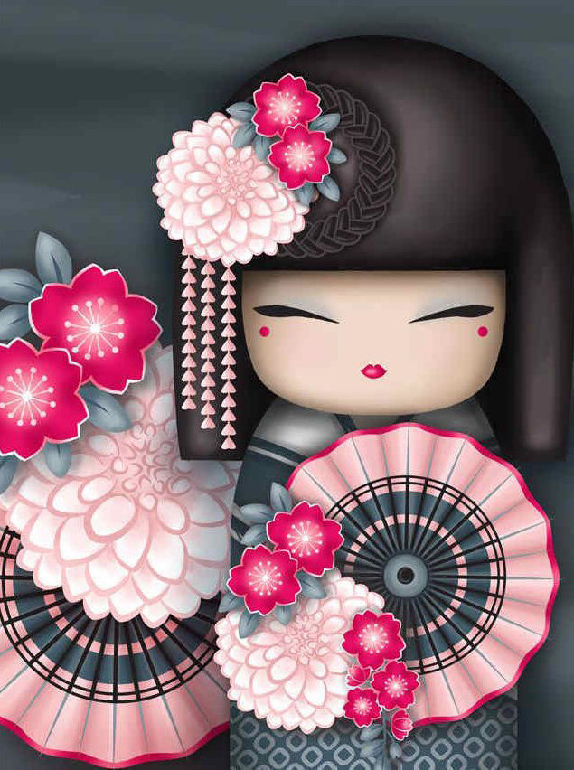 Japanese Doll - Fuchsia