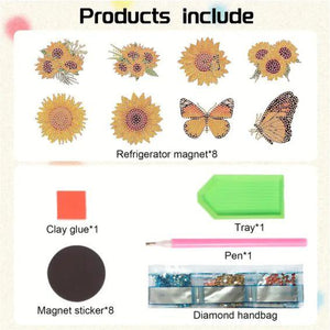 Magnet Kit - Sunflower Butterflies