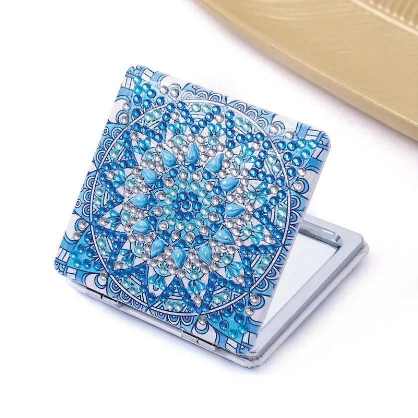Mirror - Square Blue - Diamond Art Dezigns
