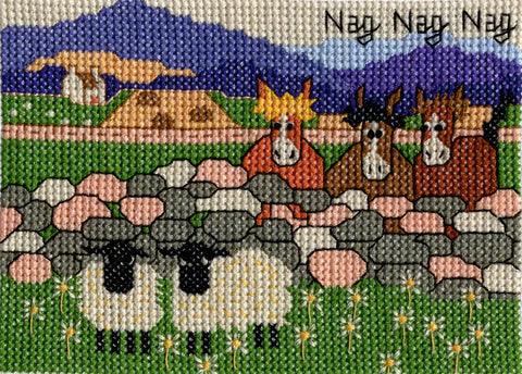 Nag Nag Nag Cross Stitch Kit - Diamond Art Dezigns