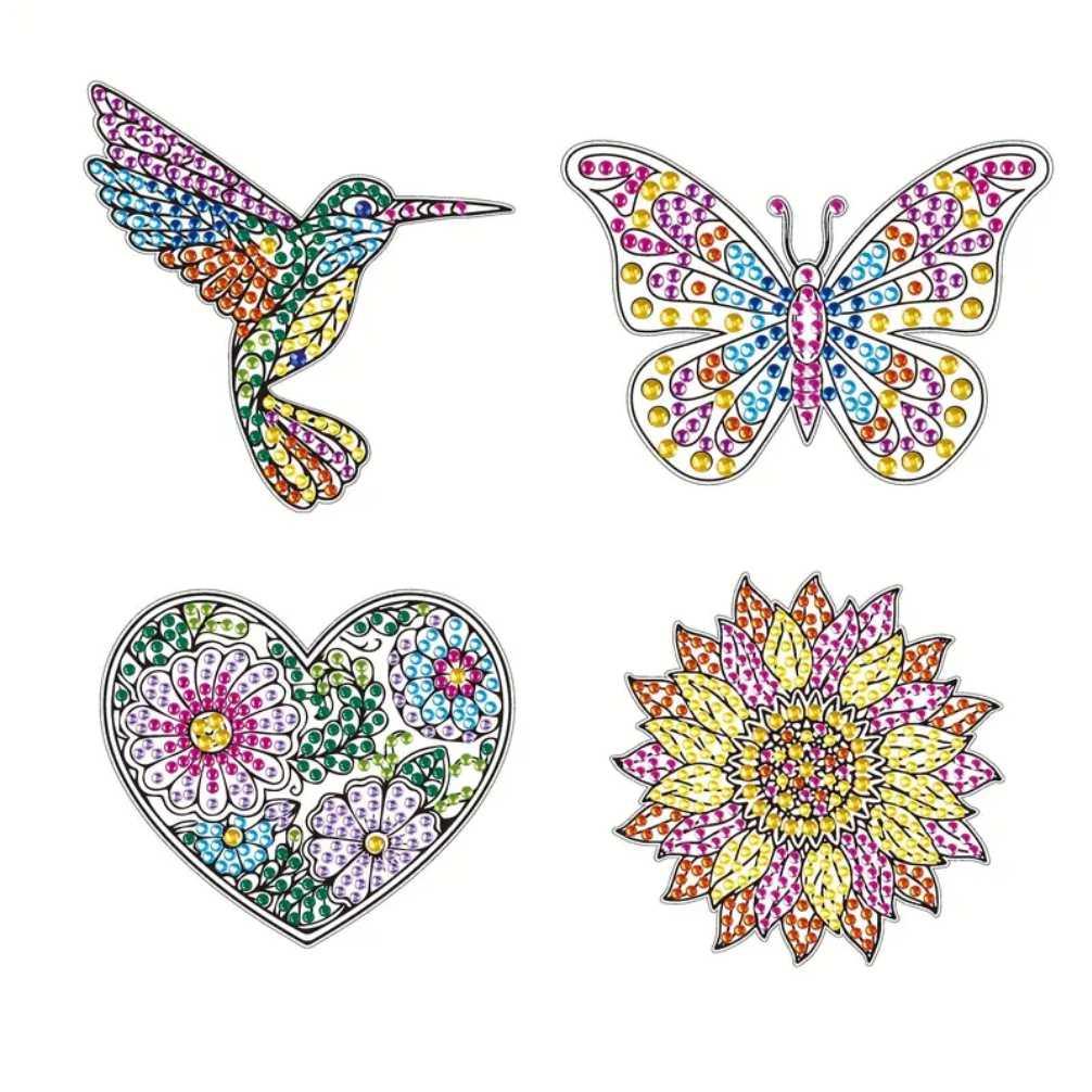 Stained Glass Stickers - 5D Diamond Art Stickers - Diamond Art Dezigns