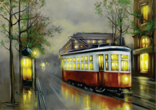 Tram Dusk - Diamond Art Dezigns