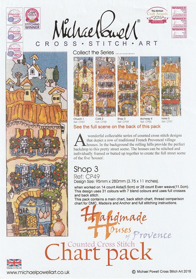 Michael Powell Chart Pack - Shop 3 - Diamond Art Dezigns