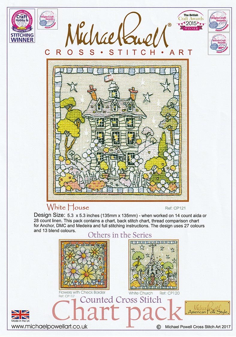 Michael Powell Chart Pack - White House - Diamond Art Dezigns