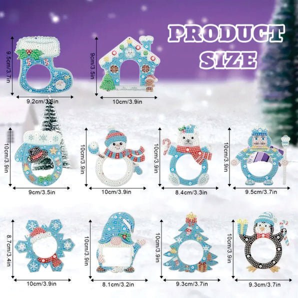 Ornament - Christmas 2024 Frames - Diamond Art Dezigns