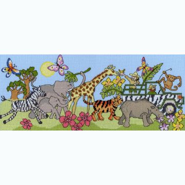 Safari Fun by Kate Roberts - Bothy Threads Counted Cross Stitch Kit