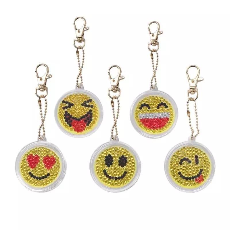 Keyring - Smiley - Diamond Art Dezigns