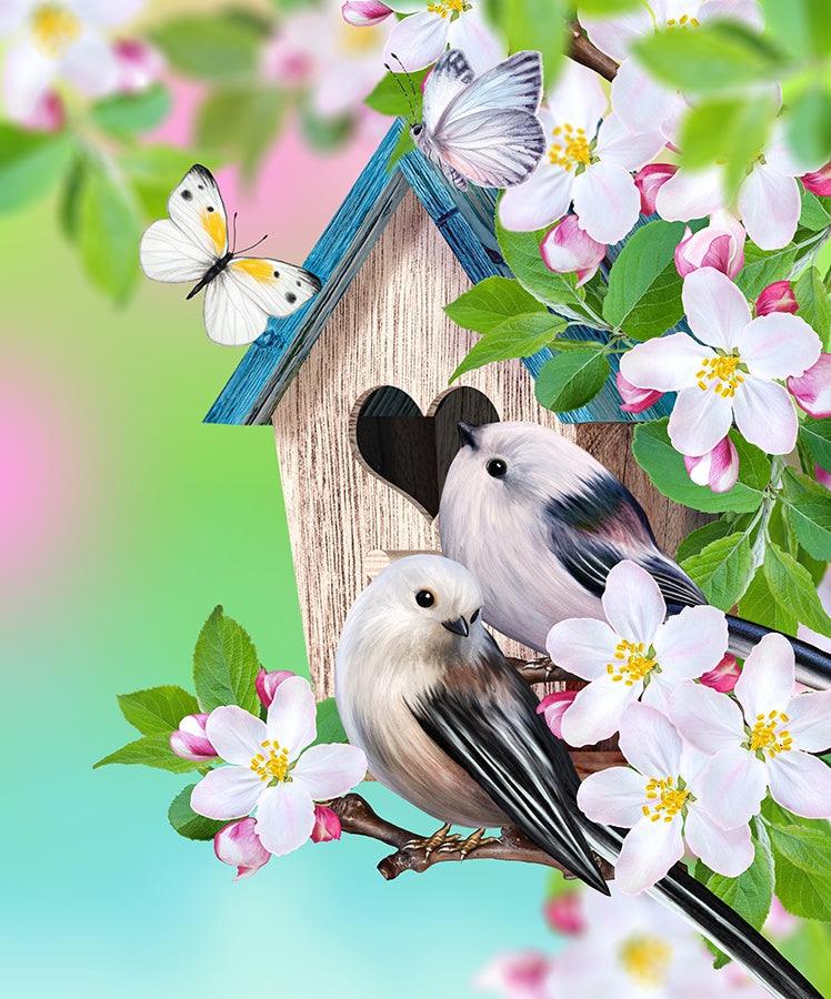 Birdhouse Butterfly - Full Drill 5D DIY Diamond Painting Kits - Diamond Art Dezigns