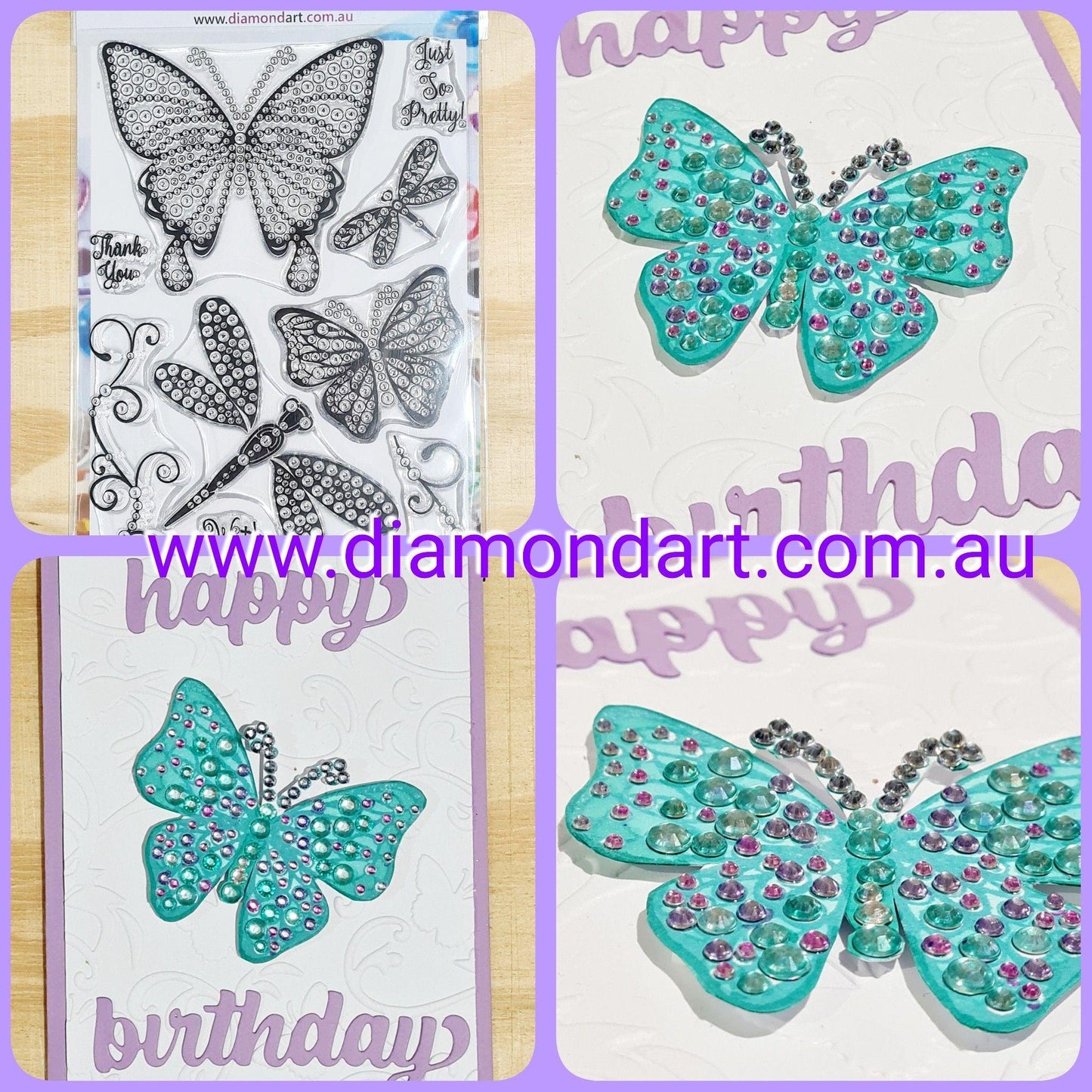 Diamond Art Stamp - Insects - Diamond Art Dezigns
