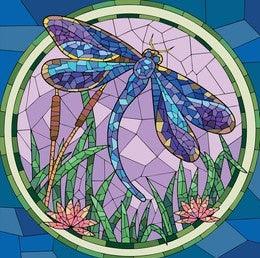 Dragonfly Mosaic - Full Drill 5D DIY Diamond Painting Kits - Diamond Art Dezigns