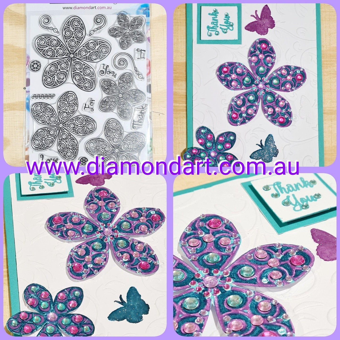 Diamond Art Stamp - Garden - Diamond Art Dezigns