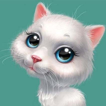 Mini Kit - Kitty - Full Drill 5D DIY Diamond Painting Kits - Diamond Art Dezigns