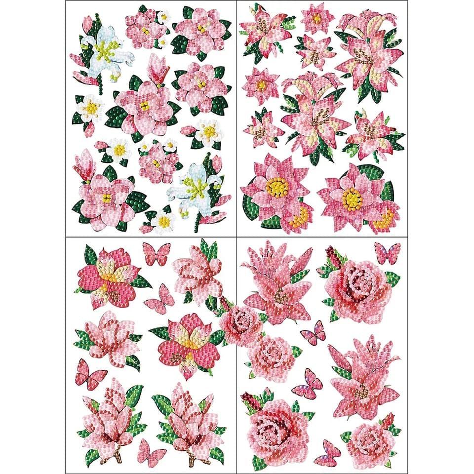 Stickers - Flowers Galore - Diamond Art Dezigns