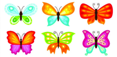 Stickers - Butterflys x 6