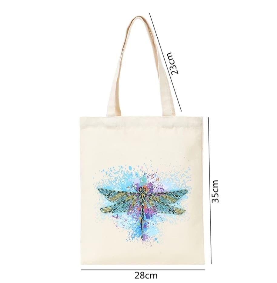 Cotton Bag - Dragonfly - Diamond Art Dezigns
