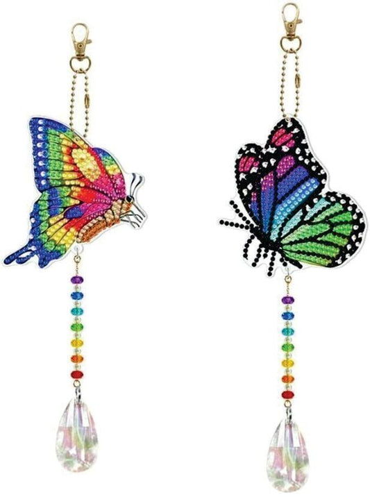 Suncatcher - Butterfly x 2 - Diamond Art Dezigns