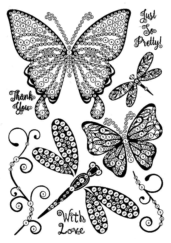Diamond Art Stamp - Insects - Diamond Art Dezigns