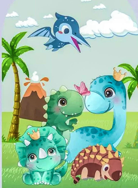 Dino Babies - Full Drill 5D DIY Diamond Painting Kits - Diamond Art Dezigns