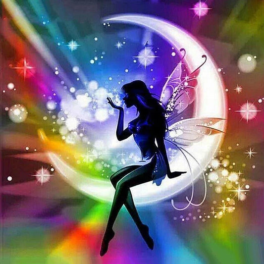 Fairy Rainbow Kiss - Full Drill 5D DIY Diamond Painting Kits - Diamond Art Dezigns