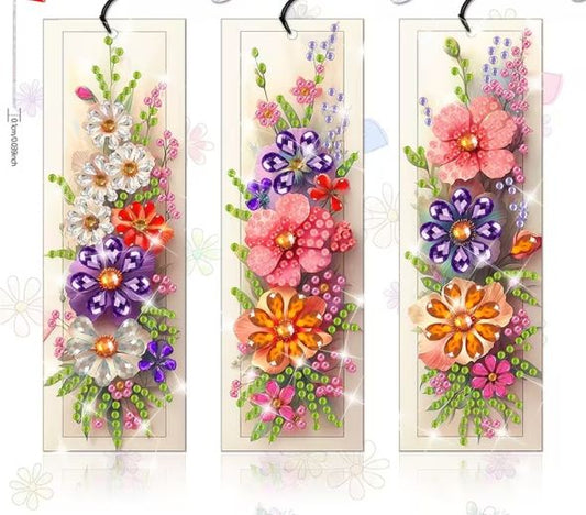 Bookmark Flower Autumn - 5D Full Drill DIY Diamond Art