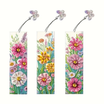 Bookmark Flower Spring - 5D Full Drill DIY Diamond Art Bookmark (Copy)