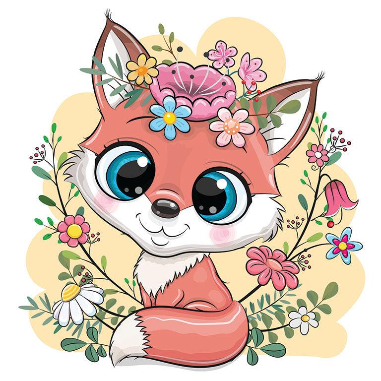 Fox Cute - Full Drill 5D DIY Diamond Painting Kits - Diamond Art Dezigns