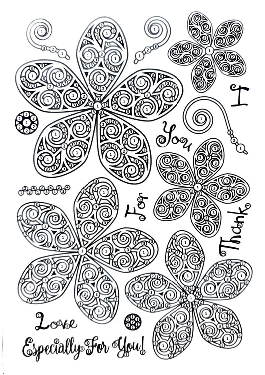 Diamond Art Stamp - Garden - Diamond Art Dezigns