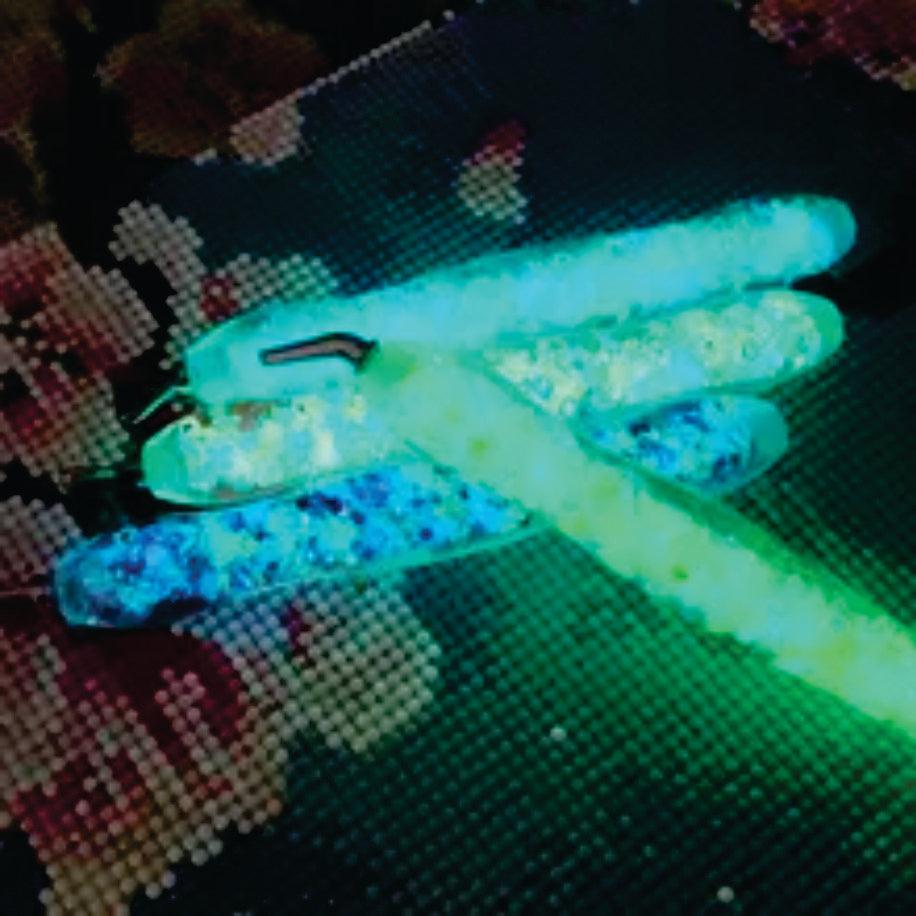 Diamond Art Pen - Glow Glitter Purple Stars - Diamond Art Dezigns