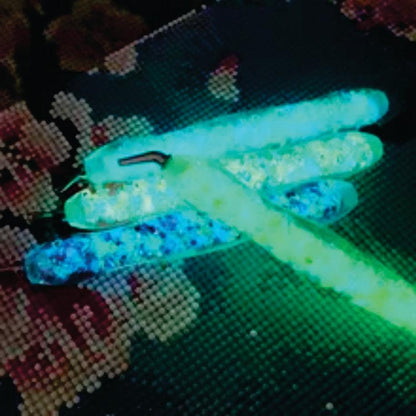 Diamond Art Pen - Glow Glitter Purple Stars - Diamond Art Dezigns