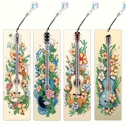 Bookmark Guitars - 5D Full Drill DIY Diamond Art Bookmark (Copy) (Copy)