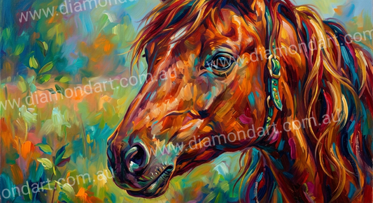 Horse Pastels - 5D Full Drill DIY Diamond Art Painting
