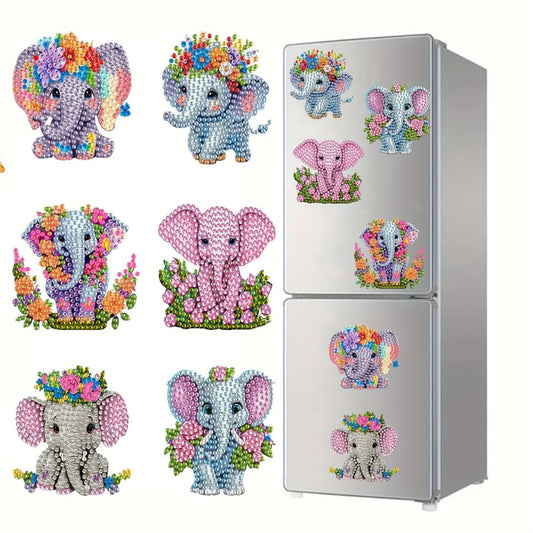 Magnet Kit - Elephant Flowers