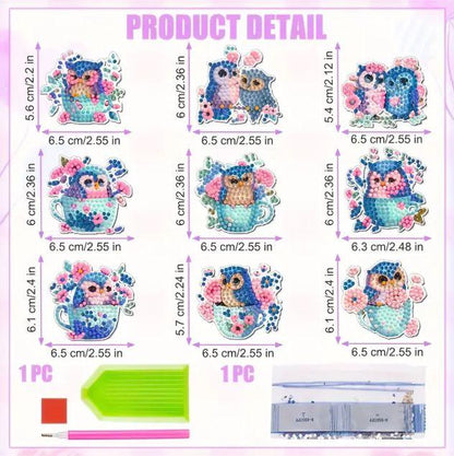 Magnet Kit - Owls - Diamond Art Dezigns