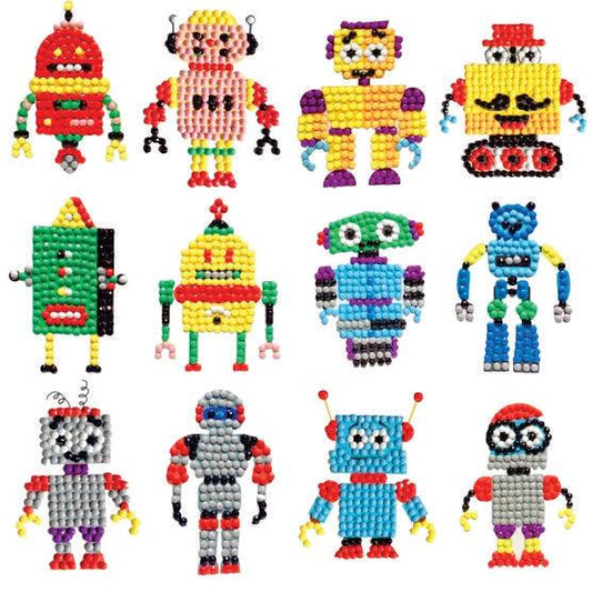 Stickers - Robots - Diamond Art Dezigns