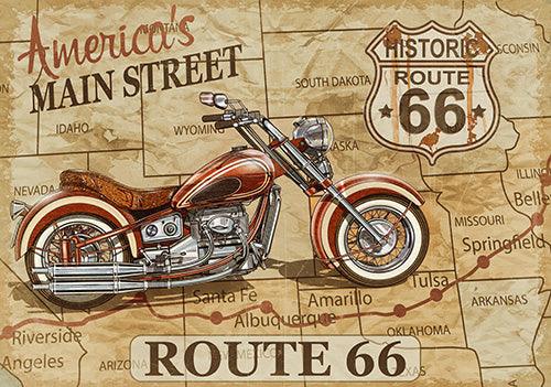 Route 66 - Full Drill 5D DIY Diamond Painting Kits - Diamond Art Dezigns