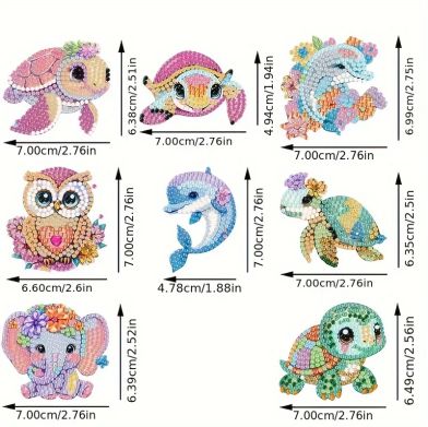 Keyring - Animal Flowers