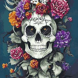 Skull Rose Mystic - Full Drill 5D DIY Diamond Painting Kits - Diamond Art Dezigns